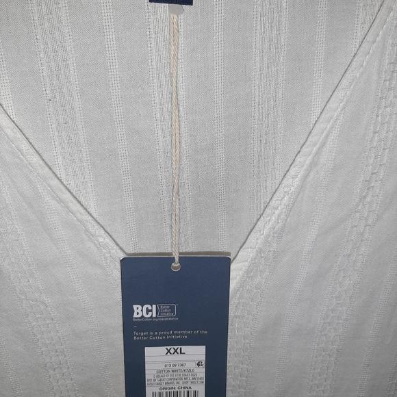 White Cotton Dress - Picture 5 of 7